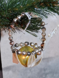 Oude Antiek Vintage Kerstbal 8924A Gablonzer Hanger