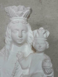 Oud Antiek Gipsen Mariabeeld Maria Beeld OLV van Stoepe