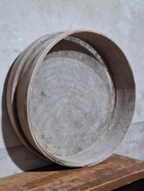 Oude Brocante Franse Meelzeef Meel Zeef