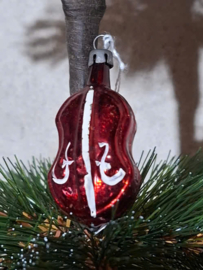 Oude Antiek Vintage Kerstbal 10396 Contrabas Bas Banjo