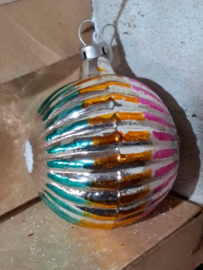 Oude Antiek Vintage Kerstbal 7516 Lampion