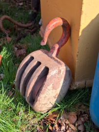 Oude Antiek Houten Katrol Hijsblok Botter