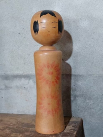 Oude Vintage Japanse Kokeshi Houten Pop Doll