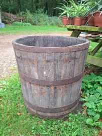 Oude Houten Kuip Trog Vijver Plantenbak Orangerie