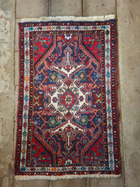 Oud Vintage Perzisch Tapijt Vloerkleed - Heriz Iran
