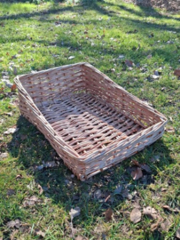 Oude Brocante Rieten Mand Broodmand Bakkerij