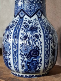 Oude Vintage Grote Delfts Blauw Boch Vaas Royal Sphinx