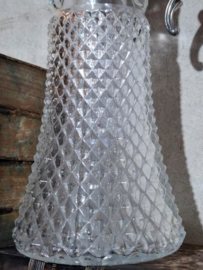 Oude Antiek Vintage Engelse Claret Jug Kristallen Karaf Wijn