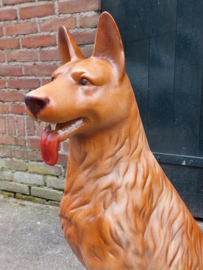 Oude Vintage Hond Herdershond Etalagemateriaal