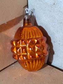 Oude Antieke Kerstbal 7564 Lampion