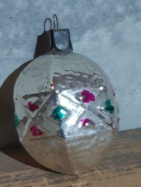 Oude Antieke Vintage Russisch Kerstbal 5017 Lampion
