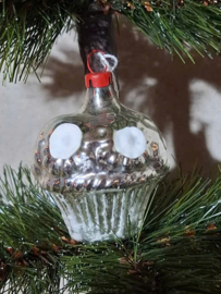 Oude Antiek Vintage Kerstbal 10215 Mandje