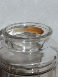 Oude Vintage Glazen Snoeppot Stopfles Tonnema