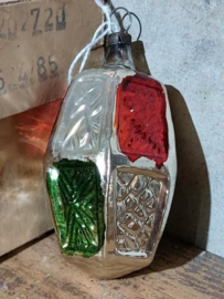 Oude Antieke Vintage Kerstbal 7185 Lampion