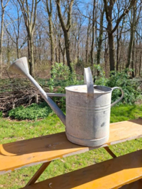 Oude Brocante Zinken Gieter