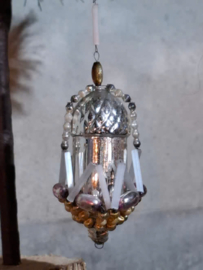 Oude Antiek Vintage Kerstbal 10165 Gablonzer Hanger