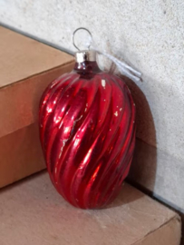Oude Antieke Kerstbal 8020 Lampion