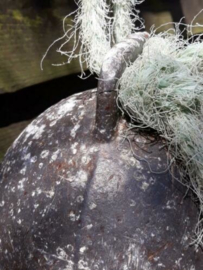 Oude Antiek Brocante Zinken Drijver Boei