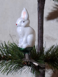 Oude Antiek Vintage Kerstbal 10273 Konijn USSR