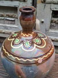 Oude Antiek Vintage Waterkruik Kruik Aardewerk Bulgarije