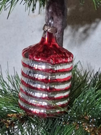 Oude Antiek Vintage Kerstbal 8234 Lampion
