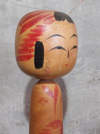 Oude Vintage Japanse Kokeshi Houten Pop Doll Dento