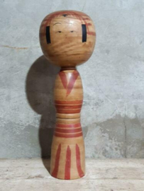 Oude Vintage Japanse Kokeshi Houten Pop Doll Dento XL