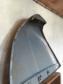 Oud Oltimer Onderdeel Renault 4 CV Moterkap Kofferbak Grijs