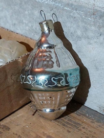 Oude Antieke Vintage Oostblok Kerstbal 6152 Lampion