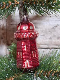 Oude Vintage Kerstbal 9564  Lighthouse Vuurtoren