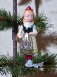 Oude Antieke Vintage Kerstbal 10089 USSR Roodkapje