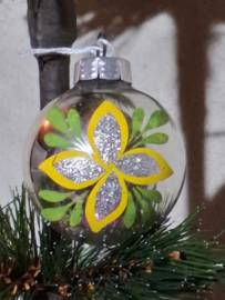 Oude Antiek Vintage Kerstbal 10442 Groen