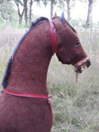 Oude Antiek Brocante Speelgoedpaard Hobbelpaard