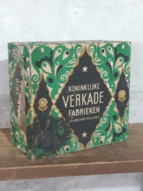 Oud Antieke Verkade Winkelblik Blik Assortiment Surpreme