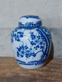 Oude Vintage Chinese Gemberpot Kersenbloesem