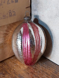 Oude Antiek Vintage Kerstbal 6468 Lampion