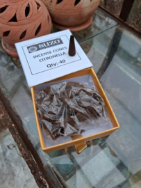 Marokkaanse Terracotta Set Wierookhouder Waxinelicht Citronella