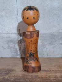 Oude Vintage Japanse Kokeshi Houten Pop Doll