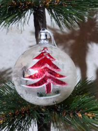 Oude Antiek Vintage Kerstbal 10325 Kerstboom