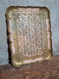 Oud Vintage Italiaans Dienblad
