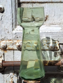 Oud Antiek Hyacintglas Bloembollenglas Groen