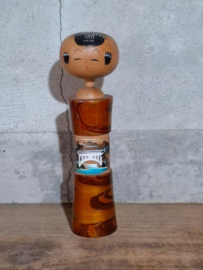 Oude Vintage Japanse Kokeshi Houten Pop Doll