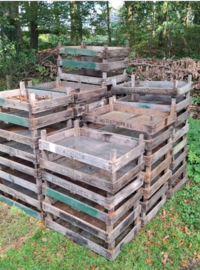 Oude Vintage Houten Gaaskist Aardappelkist