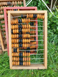 Oude Brocante Vintage Telraam Abacus