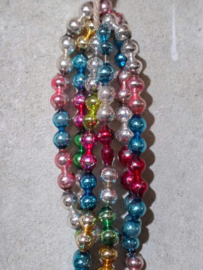 Oude Antiek Vintage Kralenslinger 10368 Kralenketting Garland Bont