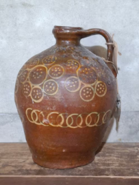Oude Antiek Vintage Waterkruik Kruik Aardewerk Spanje