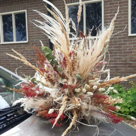 Inspiratie Droogbloemen Bruidswerk Autostuk