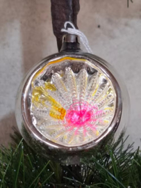 Oude Antiek Vintage Kerstbal 10034 Deukbal