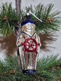 Oude Antiek Vintage Kerstbal 8902B Matroos