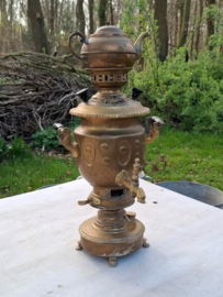 Oude Antieke Perzische Koperen Samovar